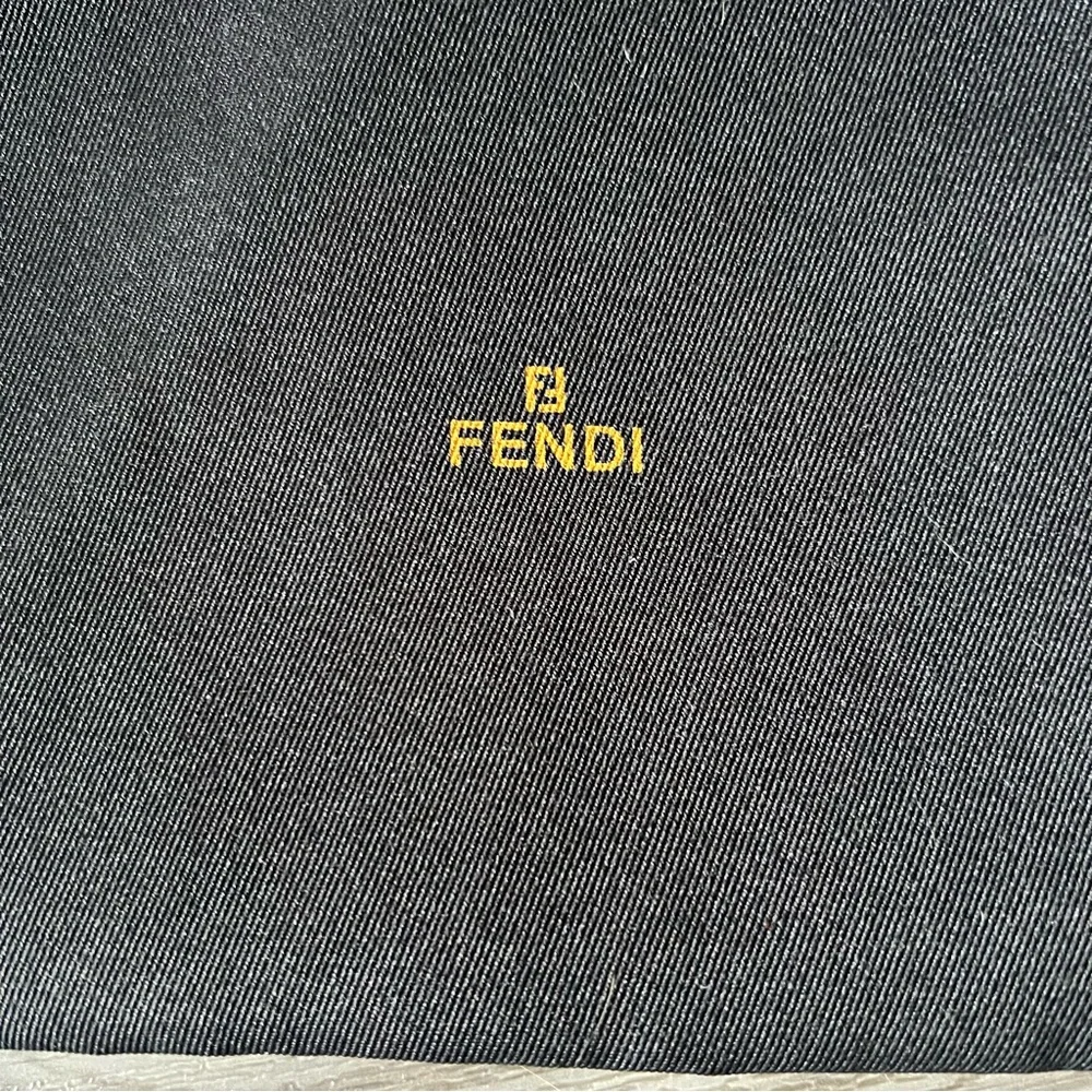 Fendi Black Double Layered Dust Bag